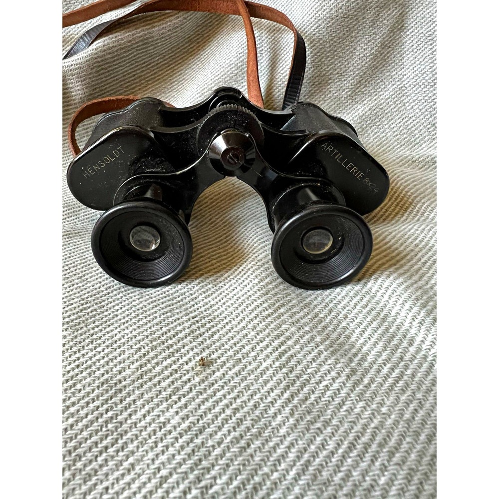 Hensoldt Artillerie 8x24 Compact Porro Prism Coated Binoculars w/ Leather Case